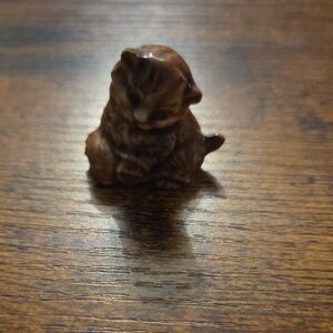 vintage Wade Whimsies miniature porcelain figurines Kitten